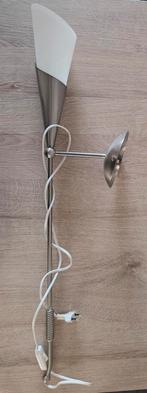 Wandlamp toorts E14 fitting, Huis en Inrichting, Lampen | Wandlampen, Ophalen, Zo goed als nieuw, Glas