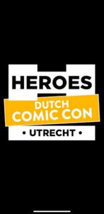 Dutch comic con ticket zaterdag, Tickets en Kaartjes, Evenementen en Festivals, Eén persoon