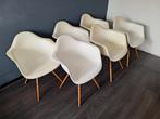6x Vitra Eames Stoelen – Plastic Armchair – Designklassieker, Ophalen, Gebruikt, Wit, Vijf, Zes of meer stoelen