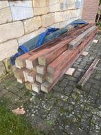 Azobe Hardhouten Balken - Nieuw - 3000x100x100, Doe-het-zelf en Verbouw, Ophalen, Nieuw, Balk, Overige houtsoorten