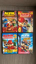 Alvin and the Chipmunks - deel 1 t/m 4, Cd's en Dvd's, Dvd's | Kinderen en Jeugd, Ophalen of Verzenden, Film, Zo goed als nieuw