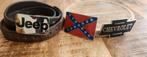 gespen buckles Jeep Chevrolet Rebel Confederate Leder Bruin, Ophalen of Verzenden, Nieuw, Bruin