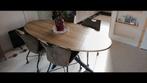 Mooie ovale eettafel, Huis en Inrichting, Tafels | Eettafels, Ophalen, Gebruikt, 100 tot 150 cm, 200 cm of meer