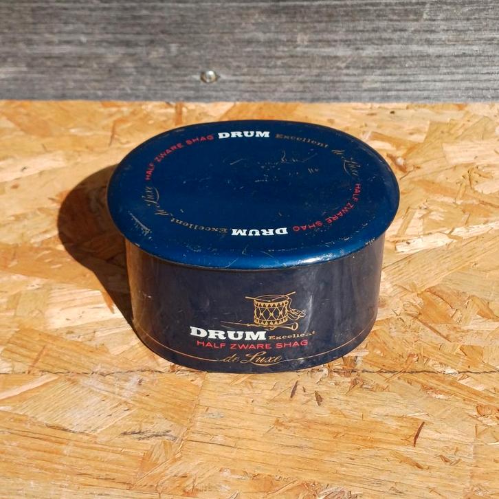 Drum Excellent blik, Verzamelen, Blikken, Gebruikt, Overige, Douwe Egberts, Ophalen of Verzenden