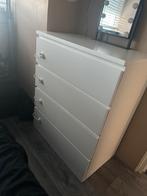 witte ikea 4 lade kast, Huis en Inrichting, Ophalen, Overige materialen, 100 tot 150 cm, 50 tot 100 cm
