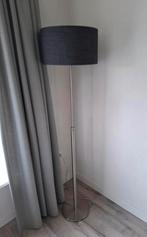Staande lamp, schemerlamp rvs, diameter 40cm, Huis en Inrichting, Lampen | Vloerlampen, Gebruikt, Ophalen of Verzenden, Metaal