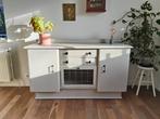 Vintage (TV Kast) / dressoir in 'rijks' zacht groen, Huis en Inrichting, Kasten | Dressoirs, Ophalen, Gebruikt, 150 tot 200 cm