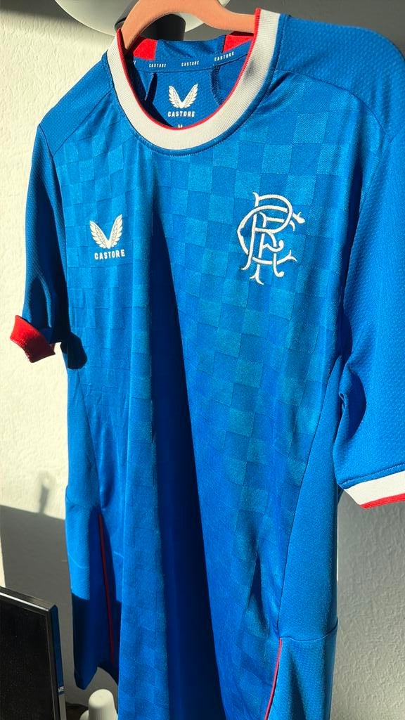 Rangers thuishirt 2022/2023, Verzamelen, Sportartikelen en Voetbal, Zo goed als nieuw, Buitenlandse clubs, Ophalen