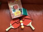 Vintage Ping Pong starter set. € 10,00, Sport en Fitness, Tafeltennis, Nieuw, Net, Batje(s) of Balletje(s), Ophalen