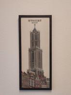 Vintage muurdecoratie geborduurde Dom toren Utrecht, Ophalen of Verzenden, Voor 1940, Gebruikt, Overige onderwerpen