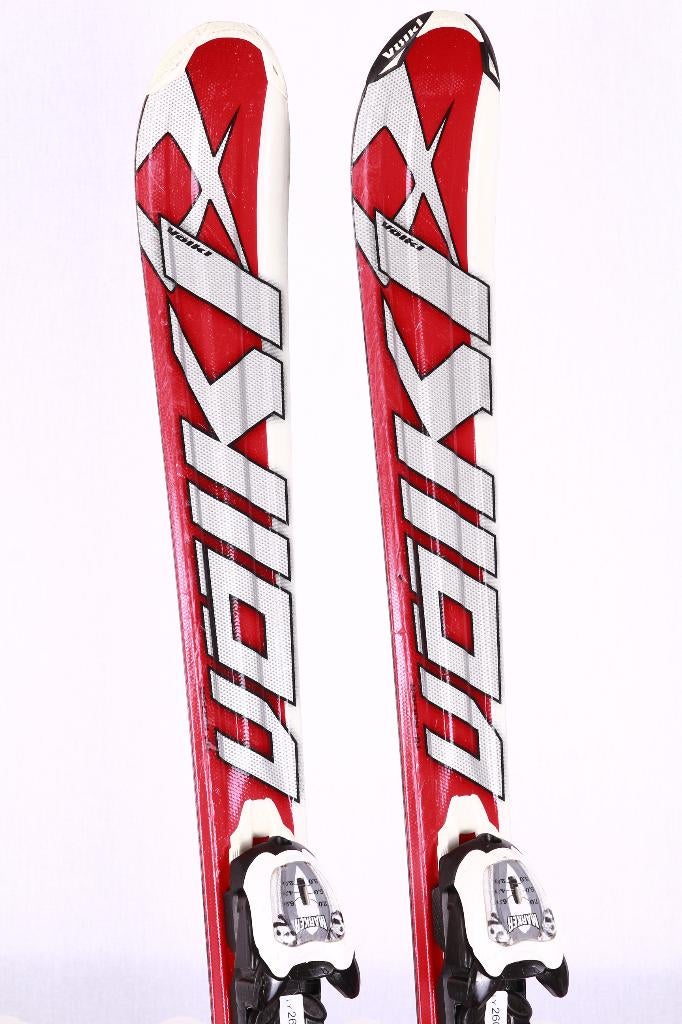 130 kinder ski's VOLKL RACETIGER GS, red + Marker 7, Sport en Fitness, Skiën en Langlaufen, Overige merken, Gebruikt, 100 tot 140 cm
