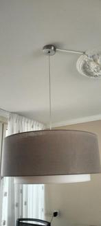 plafondlamp en hanglamp zgan met toebehoren taupe/beige kleu, Modern, Stof, Zo goed als nieuw, Ophalen