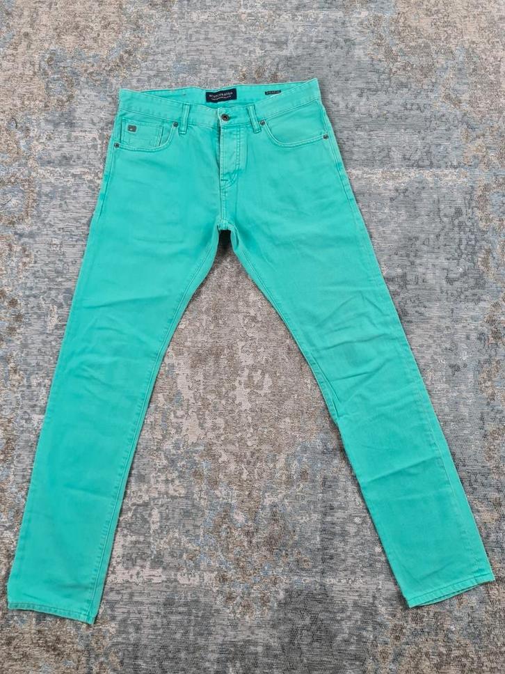 Scotch and Soda RALSTON W32 L34 Slim 100% katoen Bronno3234, Kleding | Heren, Spijkerbroeken en Jeans, Zo goed als nieuw, W32 (confectie 46) of kleiner