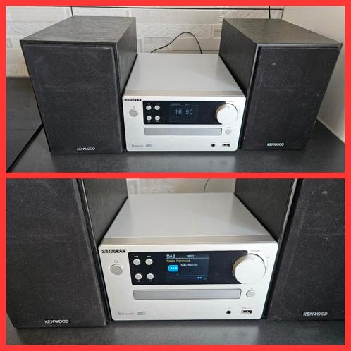 KenwoodM 725DAB hifi systeem met Bluetooth en DAB, Audio, Tv en Foto, Stereo-sets, Zo goed als nieuw, Cd-speler, Speakers, Overige merken