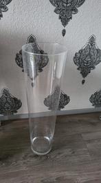 Hoge glazen vaas - 60 cm, Ophalen, Overige kleuren, 50 tot 75 cm, Glas