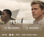 4 kaartjes F1 film Hollywoud in Almkerk 1 augustus, Tickets en Kaartjes, Drie personen of meer