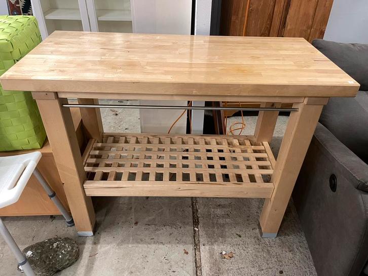Ikea Groland keukeneiland, Huis en Inrichting, Keuken | Keukenelementen, Zo goed als nieuw, Minder dan 100 cm, 100 tot 150 cm