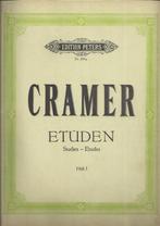 Bo1510 bladmuziek cramer etuden studies boek 1, Muziek en Instrumenten, Bladmuziek, Klassiek, Les of Cursus, Ophalen of Verzenden
