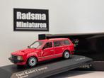 Opel kadett D Caravan - Rood - 1:43 Minichamps, Hobby en Vrije tijd, Modelauto's | 1:43, Auto, Ophalen of Verzenden, Zo goed als nieuw