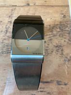 Jacob Jensen heren horloge, Ophalen, Zo goed als nieuw, Leer, Overige merken