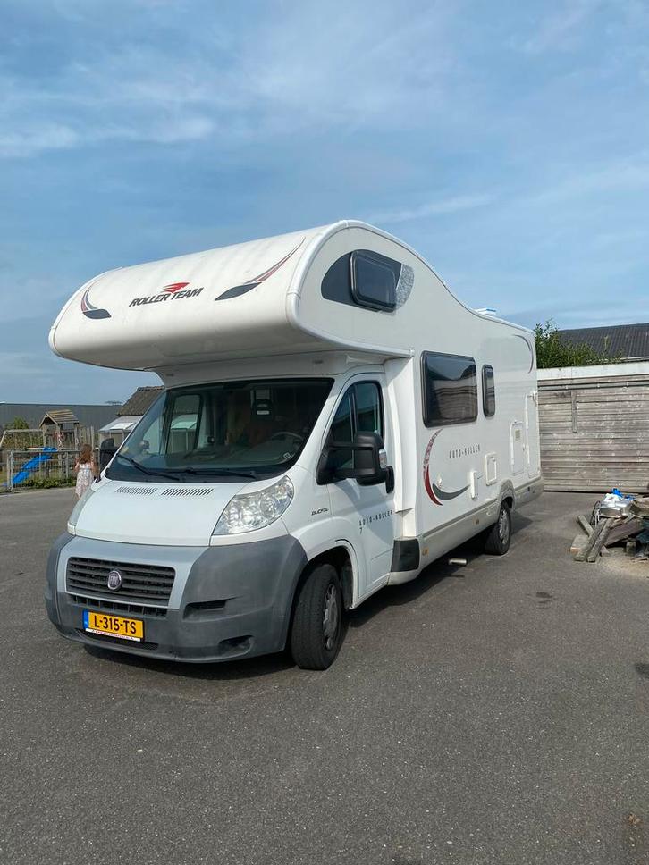 7 persoons camper, Caravans en Kamperen, Campers, Particulier, meer dan 6, Alkoof, Fiat, Fiat, Diesel, Handgeschakeld, Treinzit