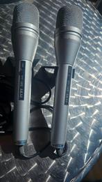 twee stuks Akai microfoons type ADM 25, Muziek en Instrumenten, Microfoons, Ophalen of Verzenden, Zo goed als nieuw, Instrumentmicrofoon