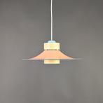 Hanglamp pastelkleuren, vintage deens design Horn Belysning, Ophalen of Verzenden, Zo goed als nieuw, Metaal, Deens design