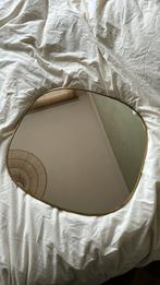 Goudkleurige spiegel Sissy Boy 40x40cm vierkant/rond, Huis en Inrichting, Nieuw, Minder dan 100 cm, Minder dan 50 cm, Rond