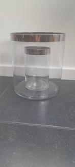 Riviera Maison Double Hurricane windlicht, Ophalen, Gebruikt, Overige materialen, Minder dan 25 cm