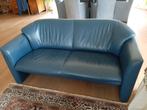 LEOLUX BANK 2-zits blauw 160 x85, Ophalen, Gebruikt, 150 tot 200 cm, Tweepersoons