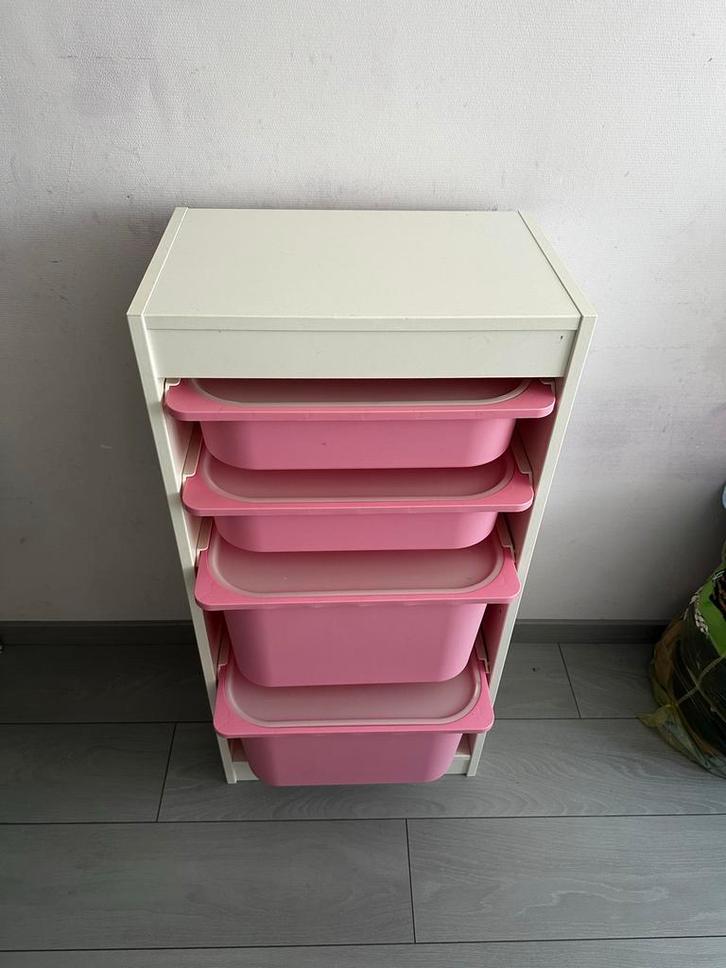 IKEA Trofast Kast met bakken en deksel, Huis en Inrichting, Kasten | Kledingkasten, Gebruikt, 100 tot 150 cm, Minder dan 50 cm