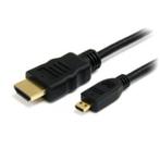 Micro HDMI naar HDMI Kabel met Ethernet 1 Meter (V1.4a), Audio, Tv en Foto, Nieuw, HDMI-kabel, Verzenden, Minder dan 2 meter
