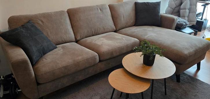 Hoekbank als nieuw!, Huis en Inrichting, Banken | Complete zithoeken, Zo goed als nieuw, Stof, Ophalen