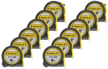 Stanley 0-30-697/12 12 x Rolbandmaat Tylon 5m - 19mm beschikbaar voor biedingen