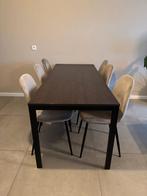 Uitschuifbare eettafel (IKEA Vangsta), Ophalen, 200 cm of meer, Zo goed als nieuw, Rechthoekig