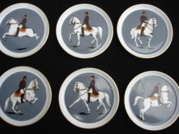 Vintage SET 6 st onderzetters Furstenberg porselein beschikbaar voor biedingen