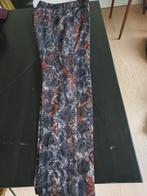 oranje/zwarte print slangenprint broek Claudia Sträter, Zwart, Maat 42/44 (L), Ophalen of Verzenden, Zo goed als nieuw