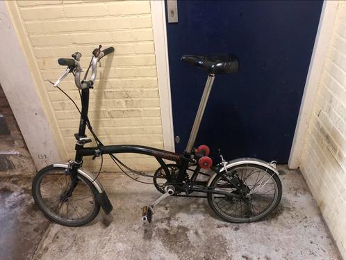 Brompton vouwfiets - opknapper, Fietsen en Brommers, Fietsen | Vouwfietsen, Gebruikt, Brompton, 16 tot 18 inch, Totaal opvouwbaar