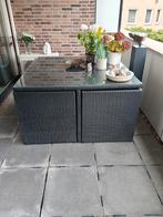 Mooie tuinset met stoelen die onder de tafel passen., Ophalen, Zo goed als nieuw