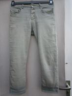 Broek PLACE du JOUR mt 34  ruim  groenig, Beige, Ophalen of Verzenden, Zo goed als nieuw, Maat 34 (XS) of kleiner