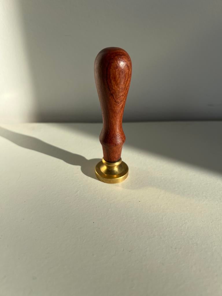 Vintage Kompas Stempel Zetter, Ophalen of Verzenden, Zo goed als nieuw, Houten stempel