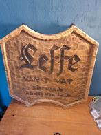Leffe bier reclame bord 50x50 cm  (26524), Verzamelen, Biermerken, Ophalen, Zo goed als nieuw, Reclamebord, Plaat of Schild, Overige merken
