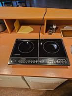 Inductiekookplaat | 2 platen, Gebruikt, 3 kookzones of minder, Ophalen of Verzenden, Inductie