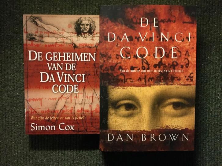 De Da Vinci code+Geheimen vd Da Vinci Code; Dan Brown/S.Cox, Boeken, Thrillers, Gelezen, Amerika, Ophalen of Verzenden
