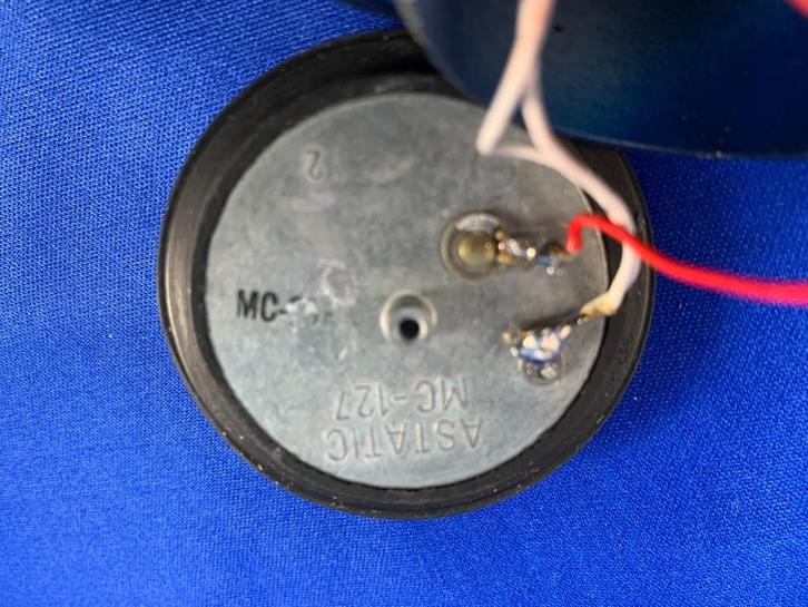 Originele Astatic Crystal microfoon met prima output, Muziek en Instrumenten, Microfoons, Gebruikt, Instrumentmicrofoon, Ophalen