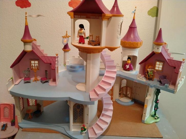 Playmobil Prinsessenkasteel, Kinderen en Baby's, Speelgoed | Poppenhuizen, Gebruikt, Poppenhuis, Ophalen of Verzenden