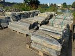 Authentieke Belgisch Blauwsteen opsluitbanden traptreden, Gebruikt, 25 tot 50 cm, 200 cm of meer, Ophalen of Verzenden