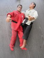 Vintage 2x ACTION MAN KARATE FIGURE HASBRO 1990s Kijk ook ev, Kinderen en Baby's, Verzenden