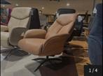 Hjort knudsen relaxfauteuil NIEUW, Huis en Inrichting, Fauteuils, Ophalen of Verzenden, Nieuw, Leer, 50 tot 75 cm