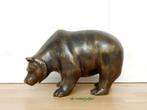 185*Bronzen Grizly beer (Boven €75 geen verzendkosten), Ophalen of Verzenden, Nieuw, Overige materialen, Dierenbeeld